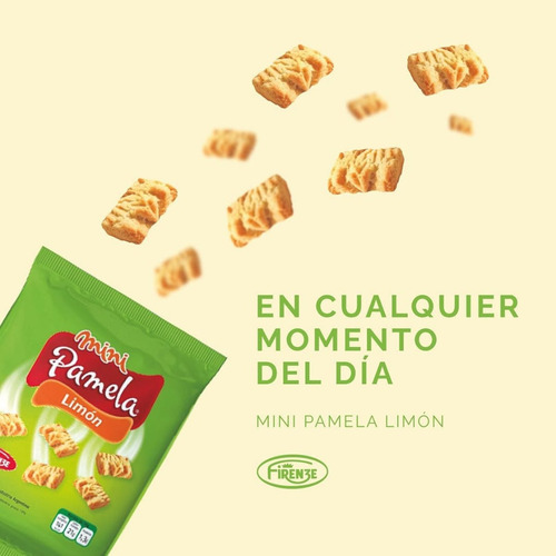 Galletas Mini Pamela De Limón Bocaditos Materos X 180g