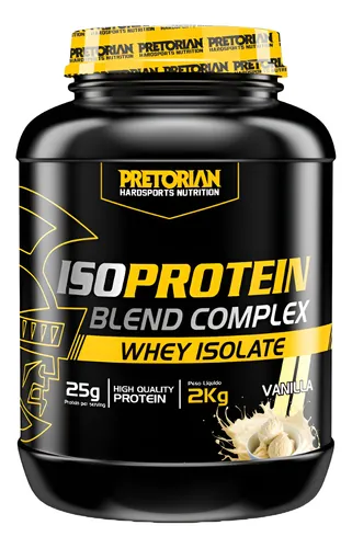Pote Whey Protein Isolado Iso Blend Complex 2kg Pretorian