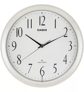 Reloj De Pared Casio Iq-1060j-7jf, Onda De Radio, Blanco, Di