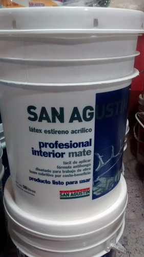 Imagen 4 de 6 de Combo Pintura San Agustin Latex 20 Lt + Enduido + Rodil