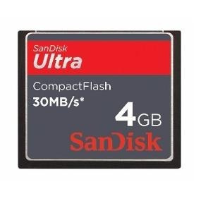 Compact Flash Sandisk 4gb Cartão Memória Cf Ultra Torno Cnc