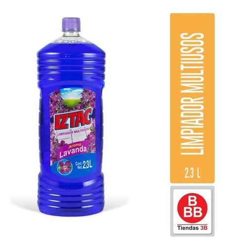 Imagen 2 de 2 de Limpiador Multiusos Lavanda Iztac. 2,3 L
