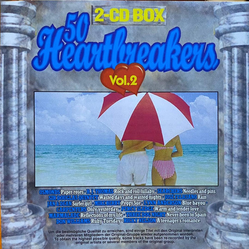 Cd Doble - Variado / 50 Heartbreakers Vol.2. Compilación