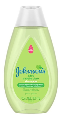 Shampoo Johnsons Baby Cabello Claro X 200ml