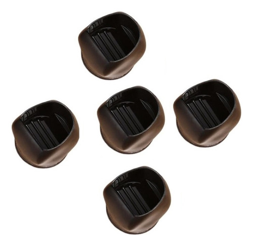 Juego De 5 Fundas Para Pies De Silla De Ruedas, Color Negro,