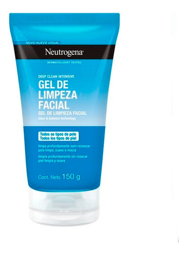 Gel De Limpieza Facial Todo Tipo De Piel 150g Neutrogena