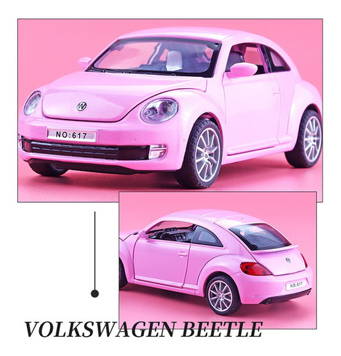 Volkswagen Beetle Miniatura Metal Autos Adornos Coleccion