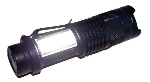 Mini Lanterna Tática Led 3em1 Usb Com Zoom Camping Bike