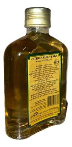 Cachaça Vale Verde 160 Ml Extra Premium 3 Anos