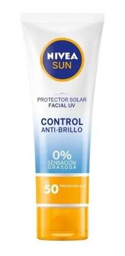 Imagen 2 de 3 de Nivea Protector Solar Antibrillo 50ml. Efecto Matificante.