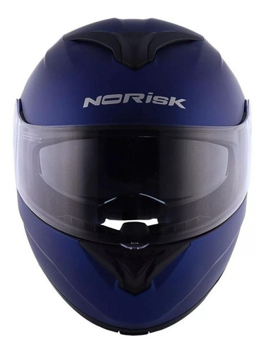 Capacete para moto  escamoteável Norisk  Force  azul-fosco monocolor tamanho 58 