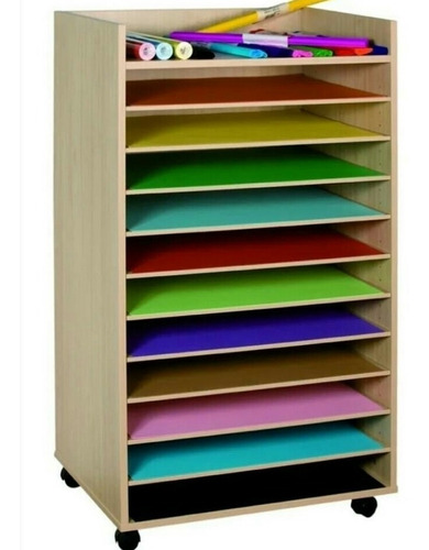 Mueble Exhibidor Librerías Comercios Cartulinas Goma Eva