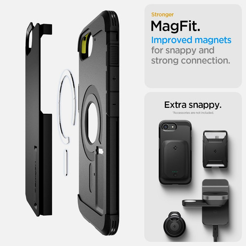 Capa Original Spigen Tough Armor Magfit Ai Para iPhone 16e