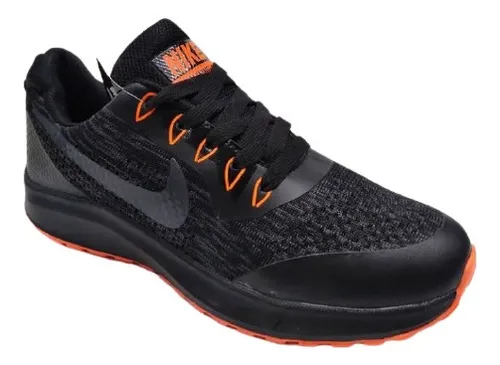 Zapatillas nike negras con naranja sale