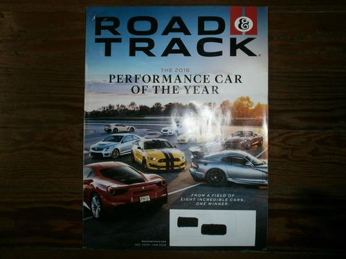 Revista Road & Track Dec ´15 Jan ´16 Ford Chevrolet Ferrari