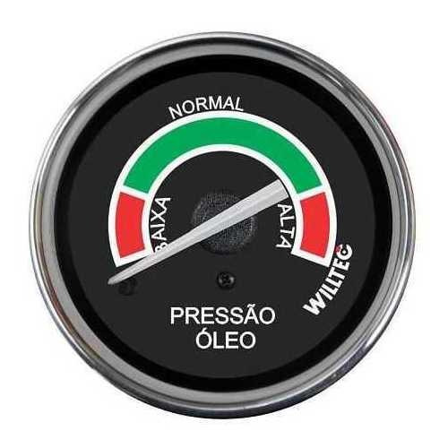 Relogio Pressão Oleo Mecanico Cbt 52mm 0-100