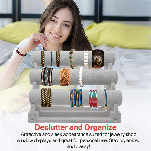 Organizador De Exhibición De Pulseras De Joyería De 2