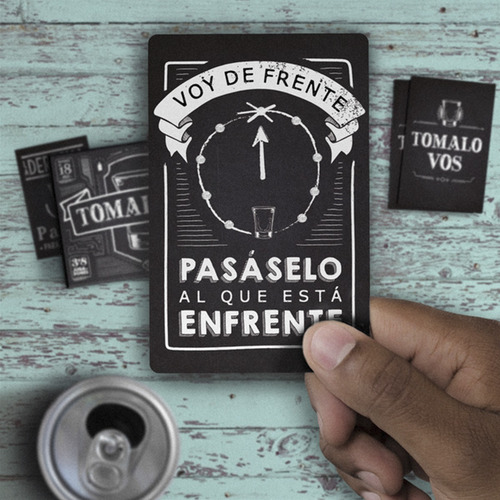 Imagen 2 de 7 de Tomalo Vos Juego De Cartas Para Previa Tomar Bureau