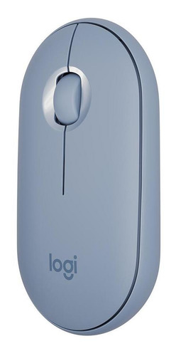 Mouse Logitech M350 Opt Usb Sem Fio Rc/nano Blue Grey Cor Cinza-azulado