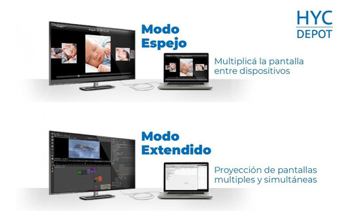 Imagen 4 de 10 de Adaptador Compatible Mini Displayport A Hdmi Full Hd Premium
