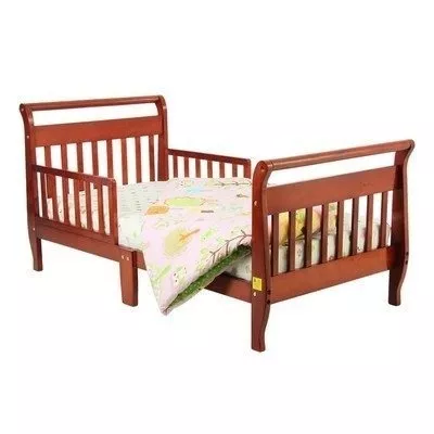 Clásico trineo para cama infantil Dream On Me, Blanco