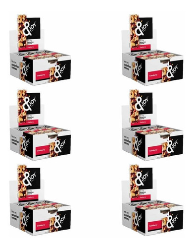 Imagem 1 de 1 de &joy Mixed Nuts Barra De Cranberry 12x30g (kit C/06)