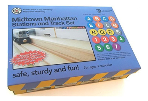 Munipals New York City Subway Wooden Railway Midtown Manhatt