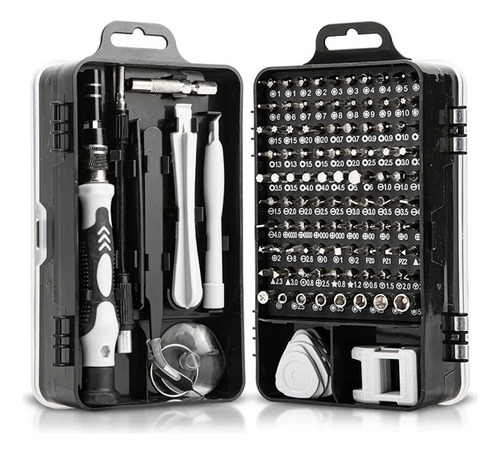 Kit Herramientas Destornilladores Precision 115 En 1 En Caja