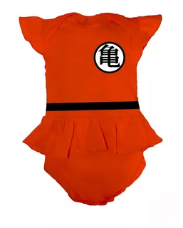 Ropa Disfraces Para Bebe - Pañalero Niña - Goku Dragon Ball
