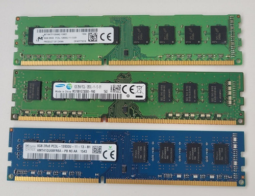 Imagen 1 de 2 de Memoria Ram Ddr3 8 Gb Para Computadoras De Escritorio Pc