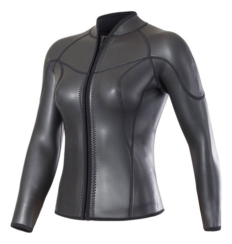 Chaqueta Manga Larga Para Mujer 0.118 In Piel Suave Bucear