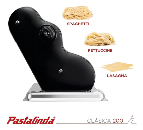 Máquina para pastas Pastalinda Clásica 200 color negro