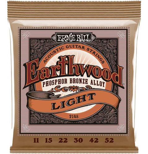 Corda 011 Violao Aço Ernie Ball Earthwood Phosphor Bronze
