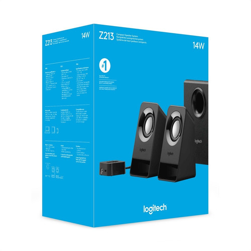 Imagen 4 de 5 de Bocina Logitech Z213 Negra 110v