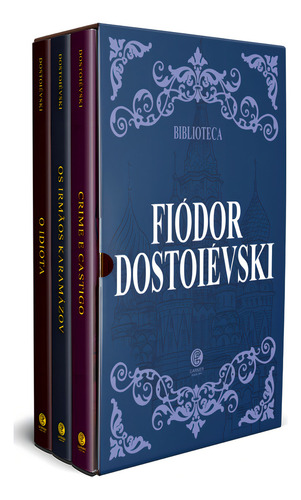 Livro Biblioteca Dostoiévski Box Com 3 Livros de Dostoievski Fiodor Editora Garnier Capa Dura em Português 2025