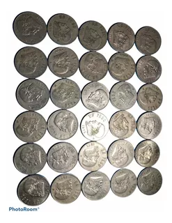 Monedas De 1 Peso 1970 (7) 1971 (21) 1972 (2)