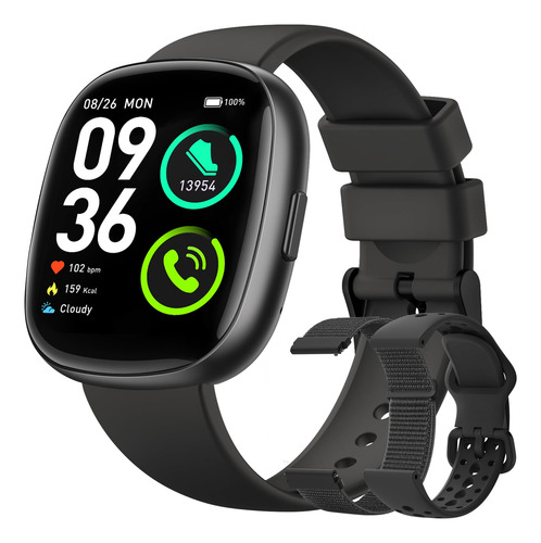 Relojes Inteligentes Para Hombres Y Mujeres Fitness: Rastreador De Fitness Con Blutooth Call 24h Frecuencia Cardíaca Spo2 Monitor De Sueño 5atm Imperm
