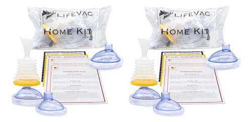 Lifevac Kit De 2 Unidades Para El Hogar, Dispositivo De Res.