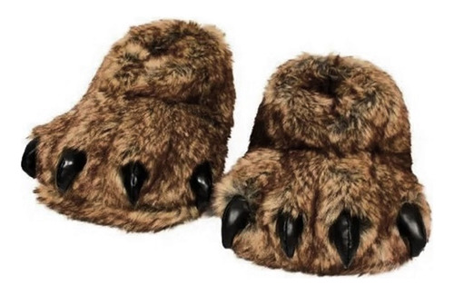 Pantufa 3d Pata Urso 42/44 Antiderrapante Zona Criativa