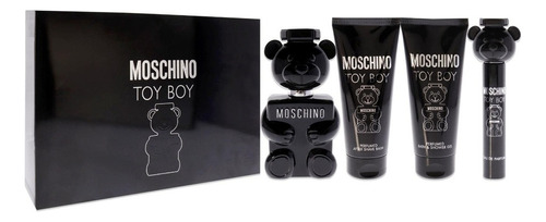 Set 4 Piezas Toy Boy Para Hombre De Moschino Edp