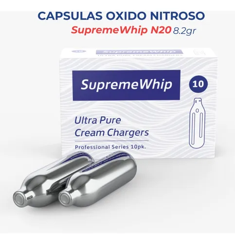 Cremera Sifón Pro 500ml Aluminio + 10 Capsulas N20 Universal
