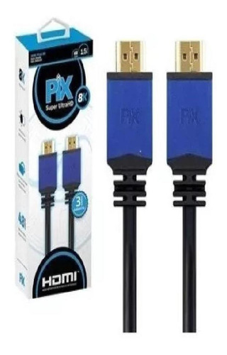 Cabo Hdmi Gold Plus 2.1 - 8k Hdr 19p 1.5m