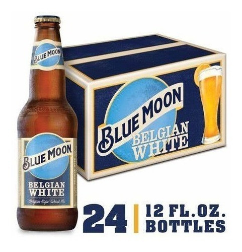 24 Cervejas Blue Moon Belgian White Original Com