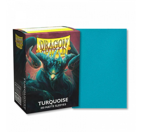 Folios Dragon Shield Standard- Matte Turquoise Atebeck