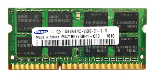 Memoria RAM color verde  4GB 1 Samsung M471B5273BH1-CF8