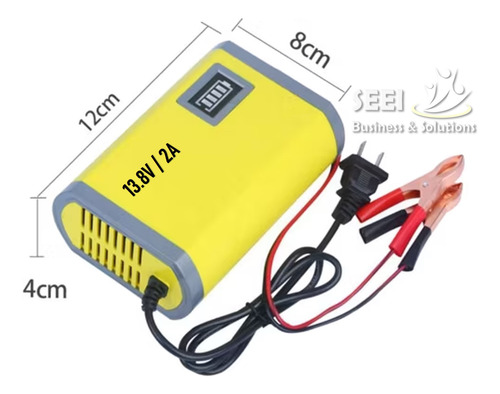 Cargador Inteligente De Baterías Secas De 12v (13.8v /2a)