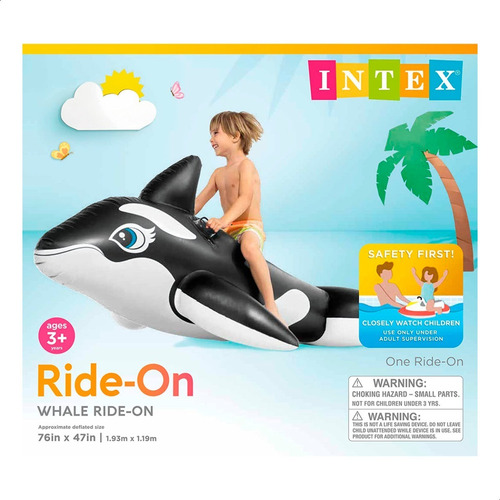 Imagen 3 de 10 de Inflable Flotador Orca Bestway - Mejor Precio