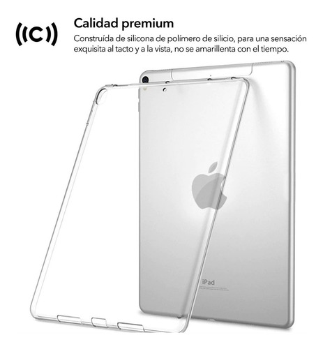 Imagen 6 de 6 de Protector Para iPad 9 8 7 6 5 4 3 2 Case Silicón Funda 10 11