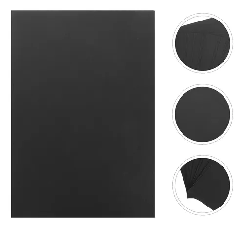 Papel De Dibujo Para Artistas, Cartón Negro, 50 Hojas