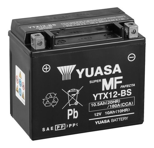 Bateria Yuasa Ytx12-bs Gel Sellada Suzuki V Strom 650 Vzh